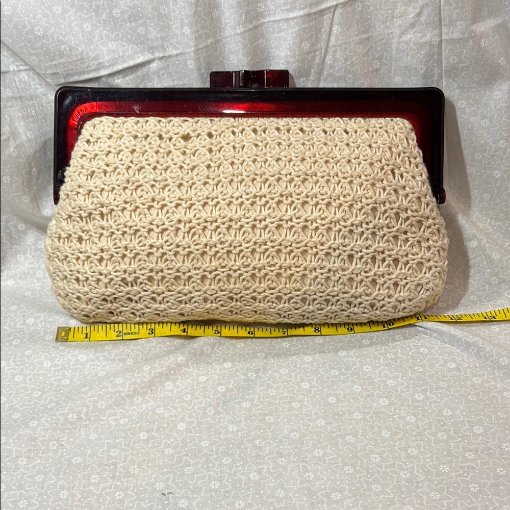 John Wind Vintage Crochet Clutch